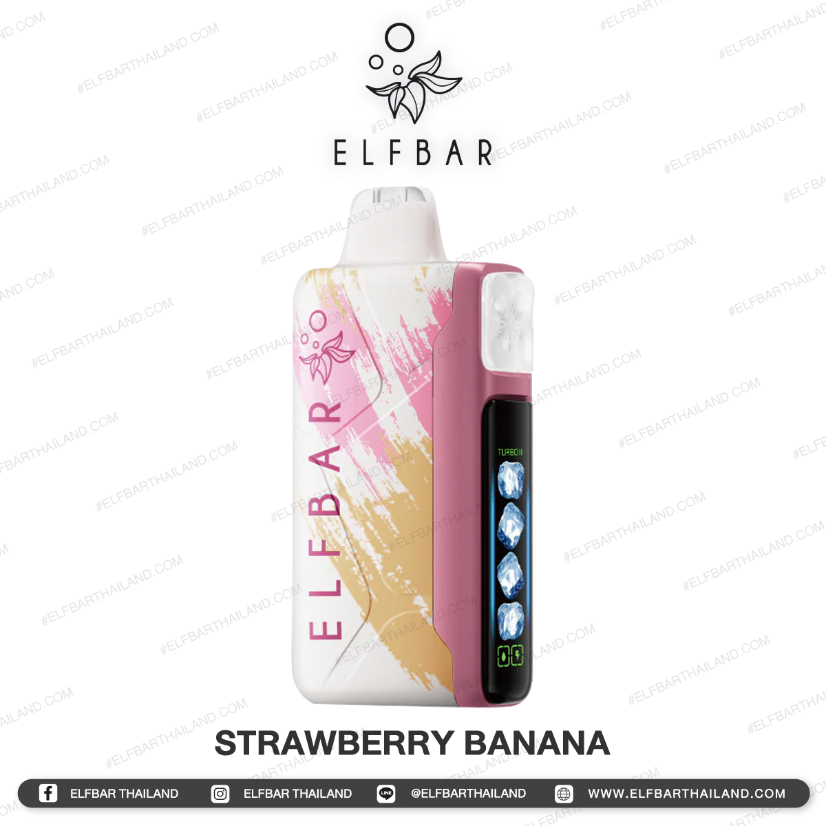 ELFBAR-Ice-King-STRAWBERRY-BANANA Ice King Strawberry Banana - Image 1